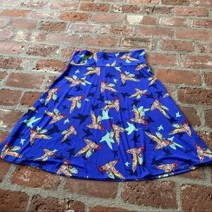 Lularoe 2XL hummingbird skirt